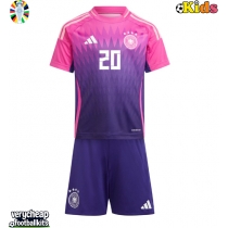 Germany Benjamin Henrichs #20 Replica Away Minikit Euro 2024 Short Sleeve (+ pants)